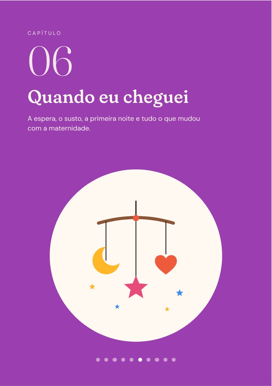 Abertura do capítulo Quando eu cheguei