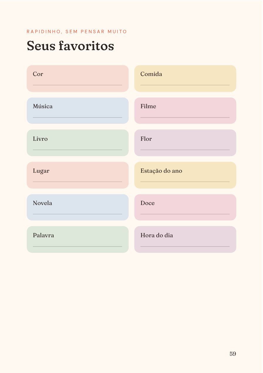 Página de favoritos